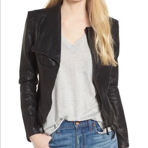 Faux Leather Jacket - Black - BLANKnyc -XS